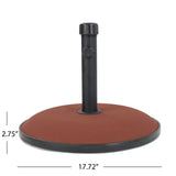 Outdoor 33 lbs Circular Concrete Umbrella Base - NH704003