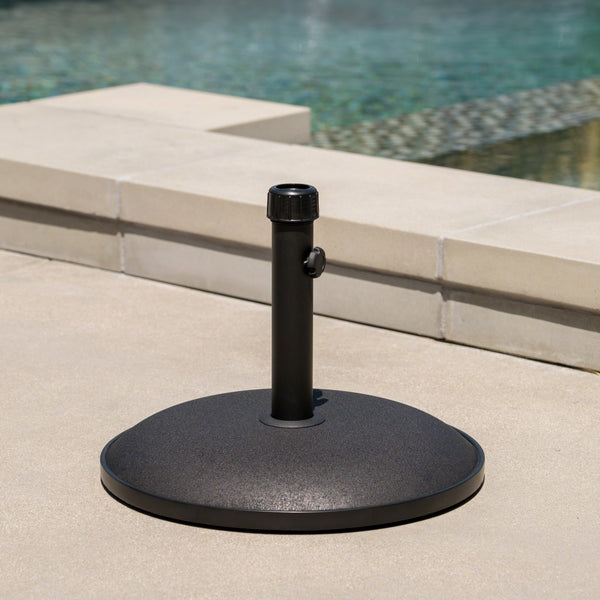 Outdoor 33 lbs Circular Concrete Umbrella Base - NH823932