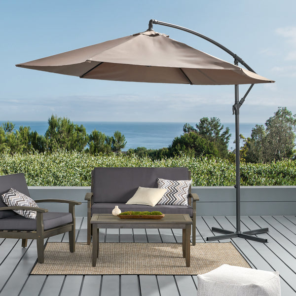 Outdoor Cantilever Patio Canopy Waterproof Umbrella - NH880592