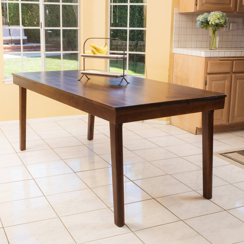 Contemporary Mahogany Wood Dining Table - NH680692