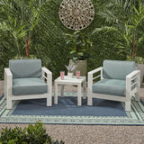 Outdoor 2 Seater  Club Chair and Table Set - NH375903
