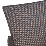 Outdoor Wood and Wicker 8 Seater Dining Set - NH646903