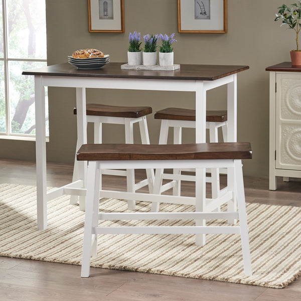 Farmhouse 4 Seater Bar Dining Set - NH187013