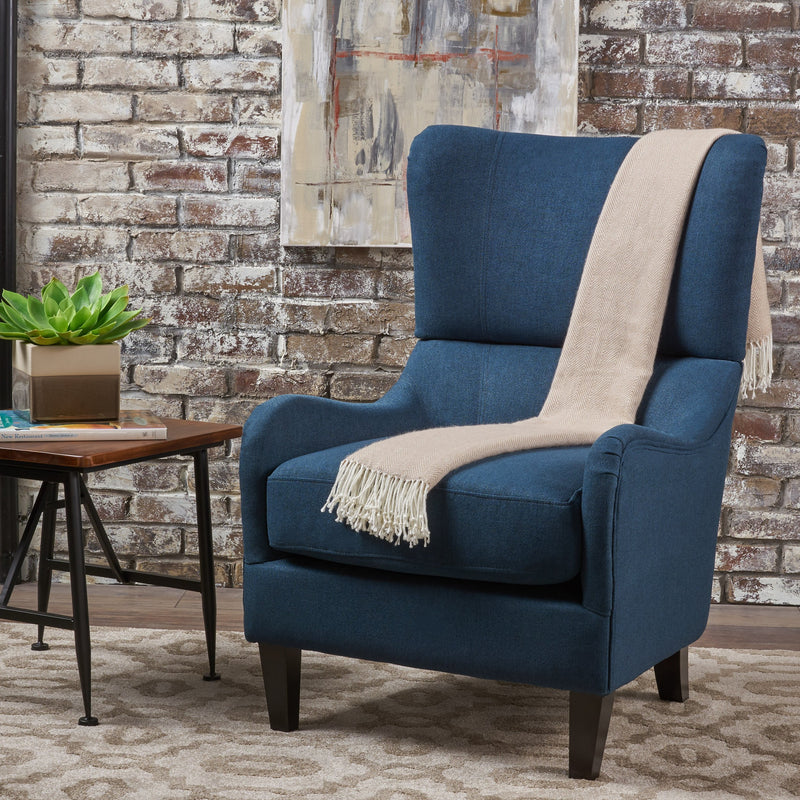 Fabric High Back Wingback Armchair - NH252103