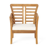 Outdoor Modern Acacia Wood 8 Seater Chat Set with Cushions - NH693113