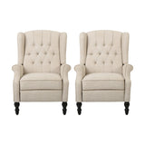 Contemporary Tufted Fabric Recliner (Set of 2) - NH162213