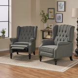 Contemporary Tufted Fabric Recliner (Set of 2) - NH162213