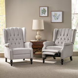 Contemporary Tufted Fabric Recliner (Set of 2) - NH162213