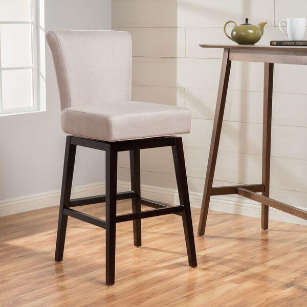 28-Inch Fabric Swivel High Back Counter Stool - NH897003