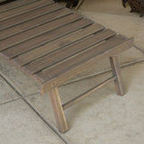 Outdoor Reclining Wood Adirondack Chair with Footrestst - NH256692