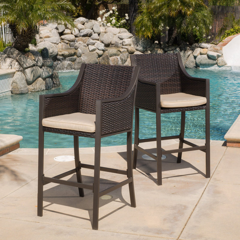 Brown 30-Inch Barstool (Set of 2) - NH000792