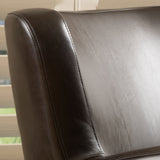 Bonded Leather Wingback Swivel Club Chair - NH504892