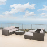 Outdoor Wicker Sectional w/ Cushions - NH805003