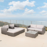 Outdoor Wicker Sectional w/ Cushions - NH805003