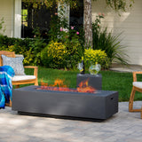 Outdoor Fire Table with Lava Rocks & Tank Holder - NH666692