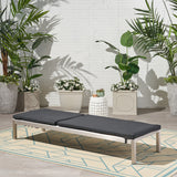 Modern Outdoor Adjustable Chaise Lounge with Cushion - NH032013