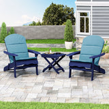 Outdoor 2 Seater Acacia Wood Chat Set with Water Resistant Cushions - NH010313