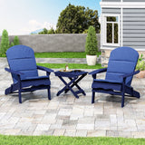 Outdoor 2 Seater Acacia Wood Chat Set with Water Resistant Cushions - NH010313