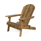 Outdoor 2 Seater Acacia Wood Chat Set with Water Resistant Cushions - NH010313