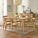 Mid-Century Modern 7 Piece Dining Set with A-Frame Table - NH992313