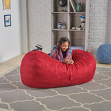 Fabric 4-foot Lounge Beanbag Chair - NH077692