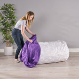Fabric 4-foot Lounge Beanbag Chair - NH077692