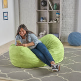 Fabric 4-foot Lounge Beanbag Chair - NH077692