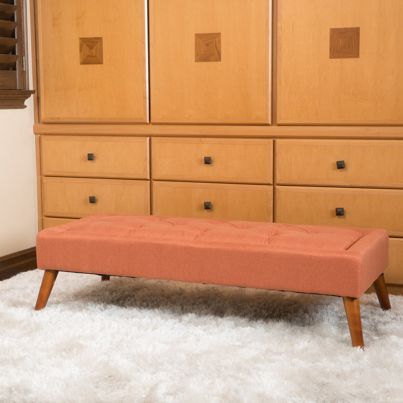 Mid Century Modern Ottoman Bench - NH888892