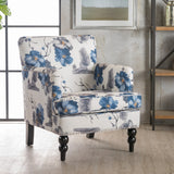 Floral Print Fabric Club Chair - NH934003