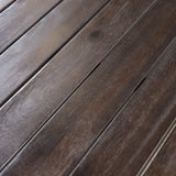 Outdoor Dark Brown Finished Acacia Wood Dining Table - NH642203