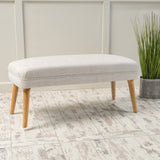 Mid Century Modern Fabric Ottoman Bench - NH914992