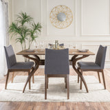 Mid-Century Modern 4 Seater Dining Set - NH820003
