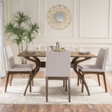 Mid-Century Modern 4 Seater Dining Set - NH820003