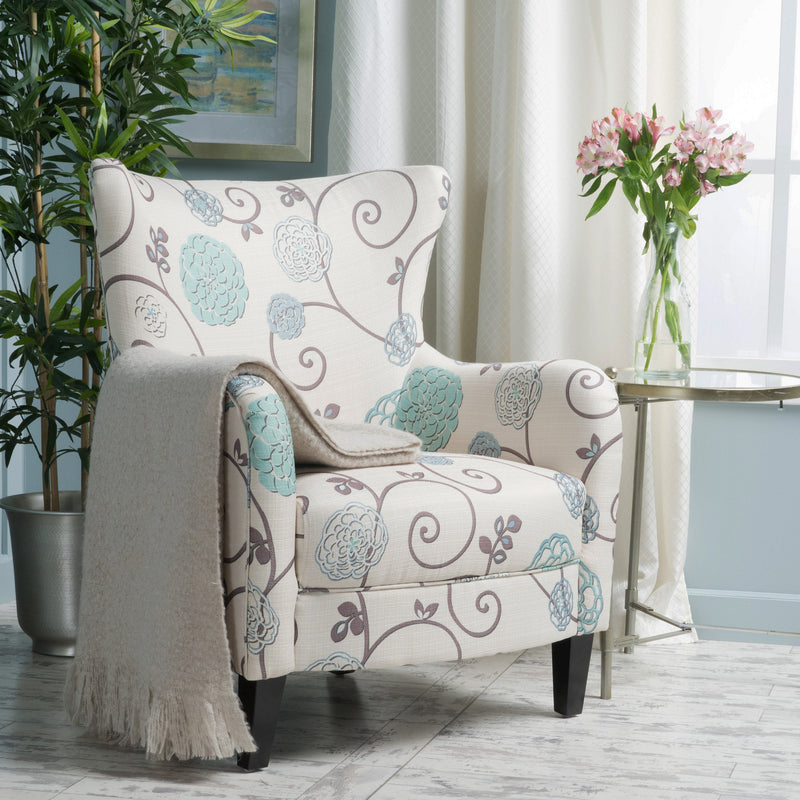 Fabric Club Arm Chair - NH040003