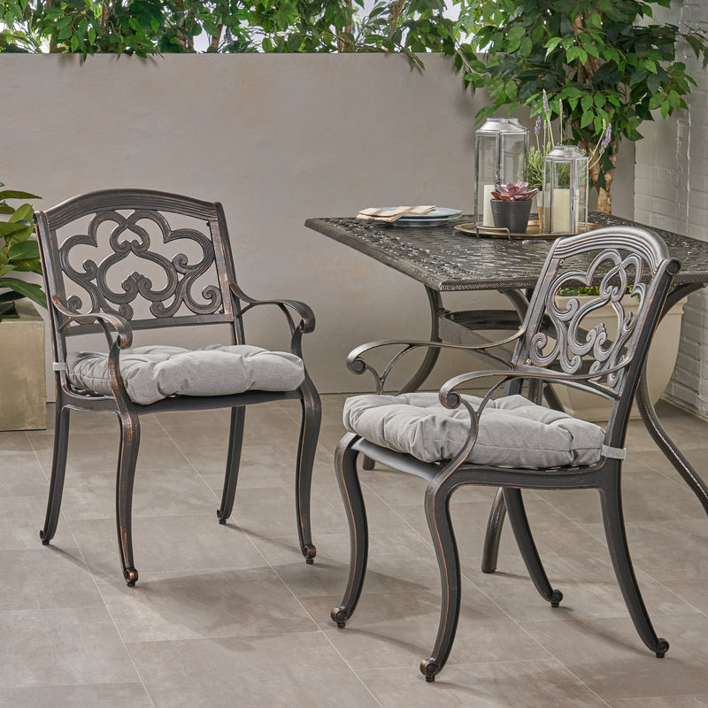 Outdoor Dining Chair with Cushion (Set of 2) - NH411013