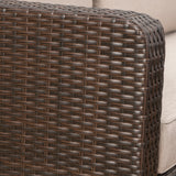 Outdoor Wicker Sofa Set with Water Resistant Cushions - NH877003