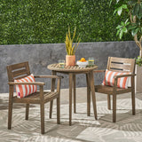 Outdoor 3 Piece Acacia Wood Bistro Set - NH572503