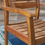 Outdoor 3 Piece Acacia Wood Bistro Set - NH920503