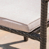 Outdoor 5 Piece Dining Set with Water Resistant Cushions - NH728003