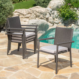 Outdoor 5 Piece Dining Set with Water Resistant Cushions - NH728003