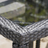 Outdoor 5 Piece Dining Set with Water Resistant Cushions - NH728003