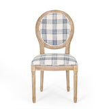 French Country Fabric Dining Chairs - NH419413