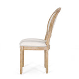 French Country Fabric Dining Chairs - NH419413