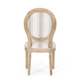 French Country Fabric Dining Chairs - NH419413