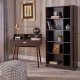 Mid Century Modern 2 Piece Finished Faux Wood Home Office Set - NH313303