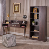 Mid Century Modern 2 Piece Finished Faux Wood Home Office Set - NH513303