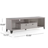 Mid Century 2 Piece TV Stand & Bookcase Set - NH788903