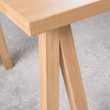 Farmhouse Faux Wood Dining Table with A-Frame Legs - NH087003