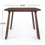 Farmhouse Faux Wood Dining Table with A-Frame Legs - NH087003