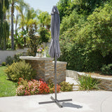 Outdoor Water Resistant Steel Frame Banana Sun Canopy - NH724103